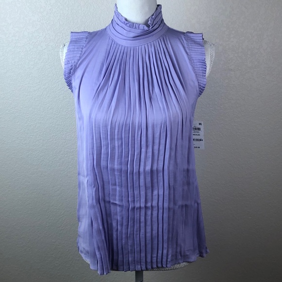 INC Pleated Knit Sleeveless Top - Picture 2 of 8